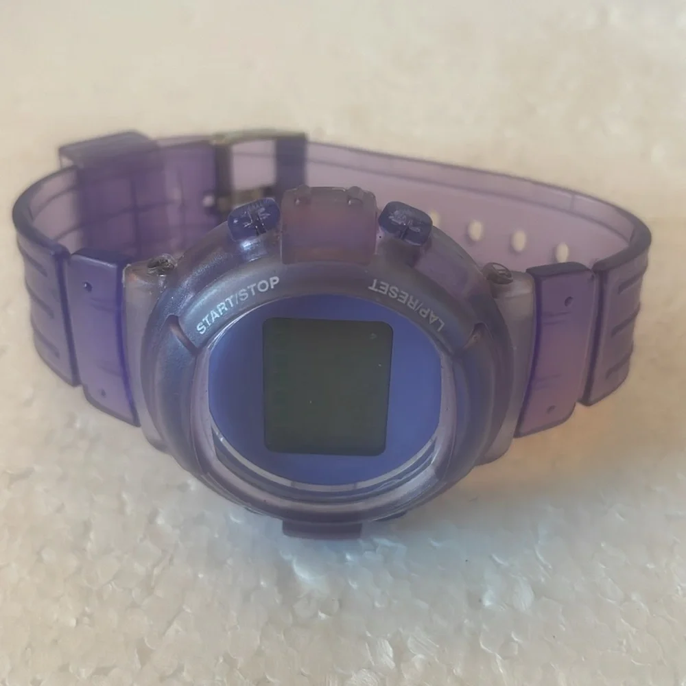 Digital sports watch light mode reset start stop buttons unisex boys girls
